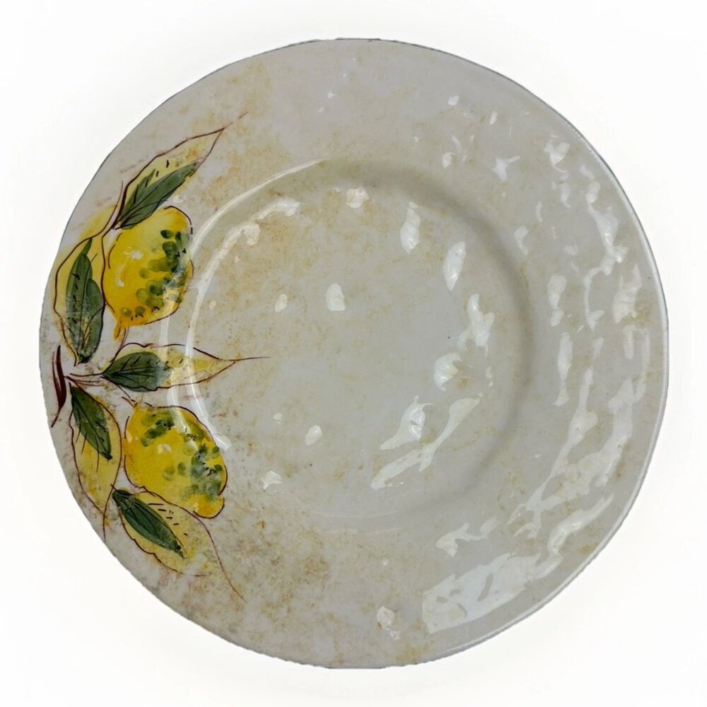 🍋 🇮🇹 NEW Sur La Table Italian Lemon Platter 13" Made In Italy Ceramic 🇮🇹 🍋